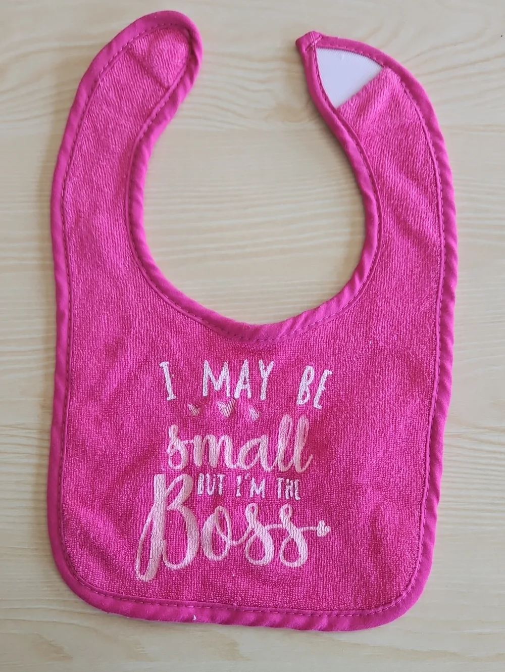 Pink Baby Bib - 